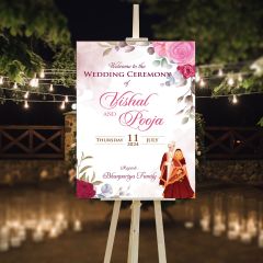 Welcome Board- wedding ceremony