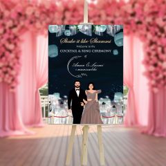 Welcome Board Ring ceremony cocktail